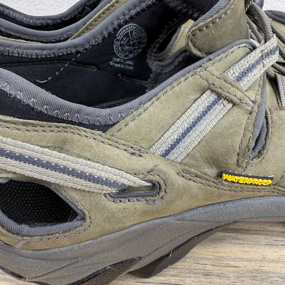 Keen Fisherman Men\'s Light Gray Sandal Leather Size 10.5 main image 11